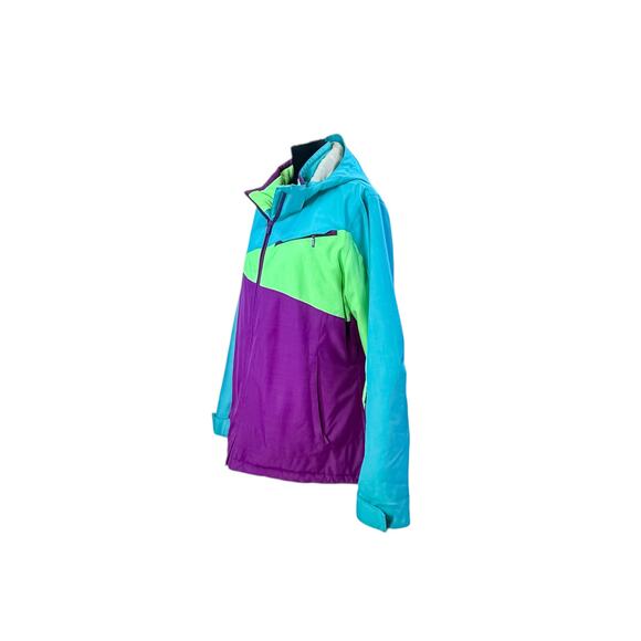 Boulder Gear Women's XL Colorblock Insulated Ski Jacket - Picture 3 of 7